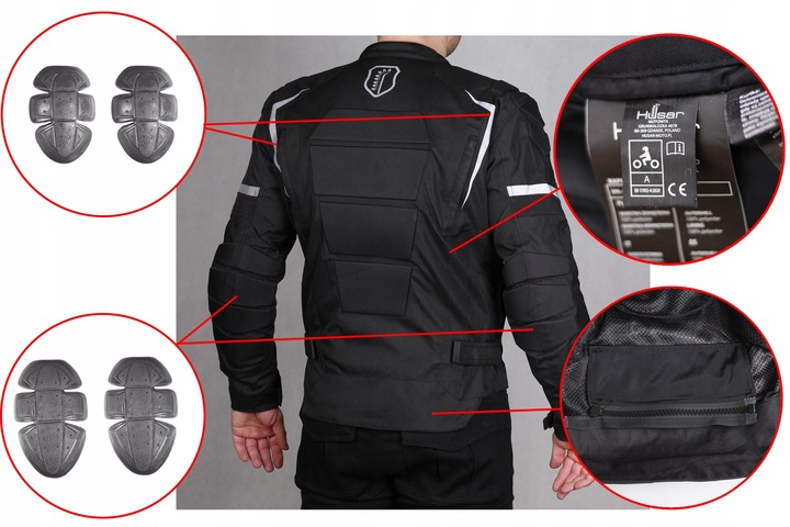 HUSAR HORNET CHAQUETA MOTOCICLETA TEKSTYLNA REGALO 