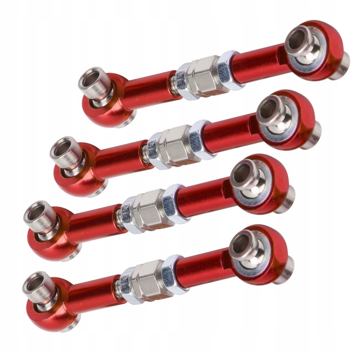 4 PIÈCES ULEPSZ TIGES MANCHON DE DIRECTION AVEC PIED ALUMINIUM VERS VOITURES HSP 94122 RC