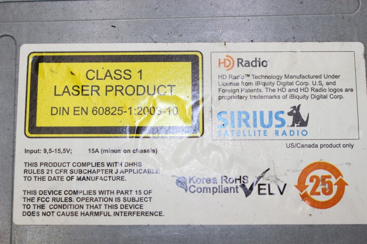 RADIO CD LECTEUR DE CARTE NAVIGATION BMW F10 F11 9226365