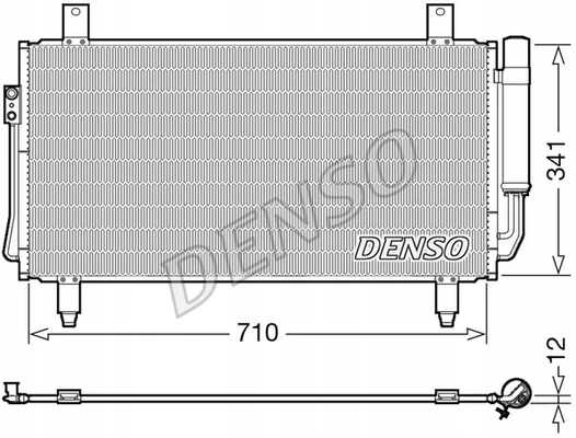 DENSO DCN45006 CONDENSADOR MITSUBISHI OUTLANDER 3 12- 