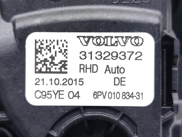 VOLVO XC60 PÉDALE GAZ ACCÉLÉRATION D4 AWD DIESEL 140KW (190 HP) 2015