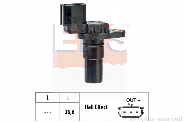 SENSOR POSICIÓN DE EJE KORB. FIAT PALIO 01- 1-953-710 EPS 