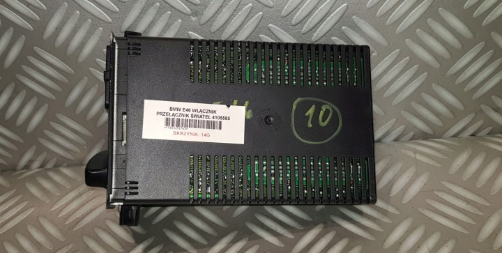 BMW 3 E46 MODULE CONTRÔLEUR PANNEAU COMMUTATEUR COMMUTATEUR FEUX NSW 4105585