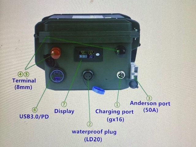 BATTERY 120AH/12V-1540W LIFEPO4 FOSFORAN LITOWO-ZELAZOWY BMS - BLUETOOTH 