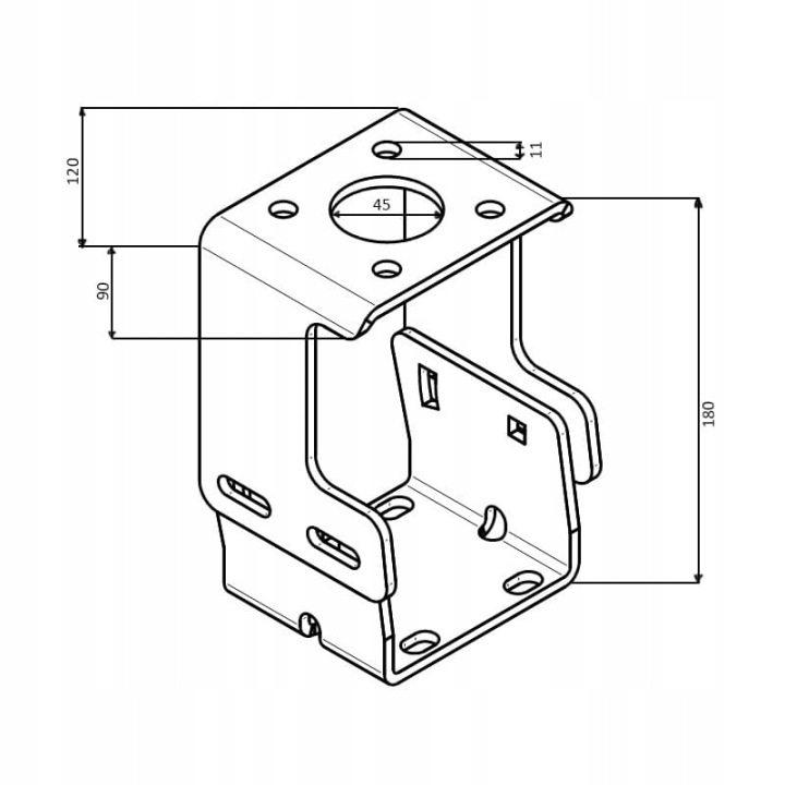 SUPPORT ORBITROLA AMPLIFICATEUR MF 255 MF 3502