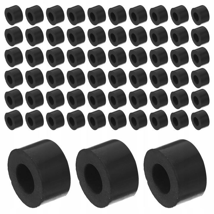 100PCS RESILIENT RUBBER MOUNTING WASHERS FOR VIBRATION CONTROL