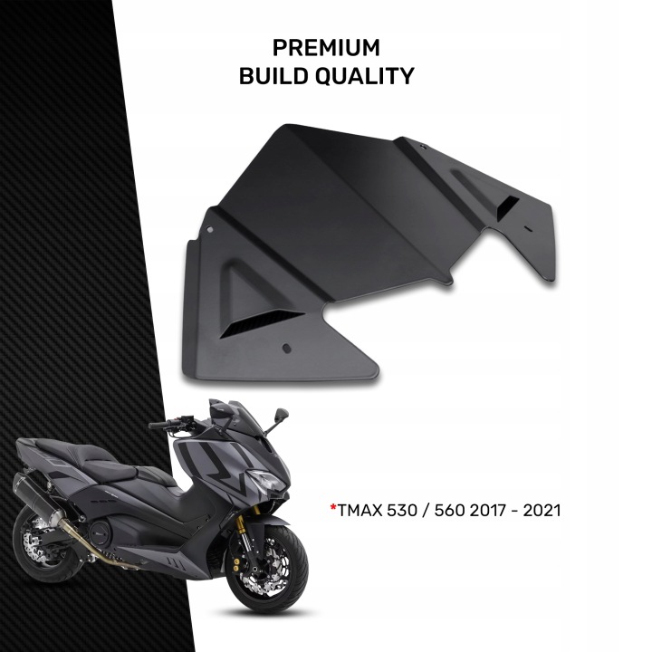VITRE DÉFLECTEUR D'AIR AVEC ALUMINIUM VERS YAMAHA TMAX 530 SX DX SJ14 2017-2019