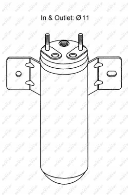 DÉSHYDRATEUR CLIMATISATION LAND ROVER FREELANDER I 1.8 2.0D 2.5