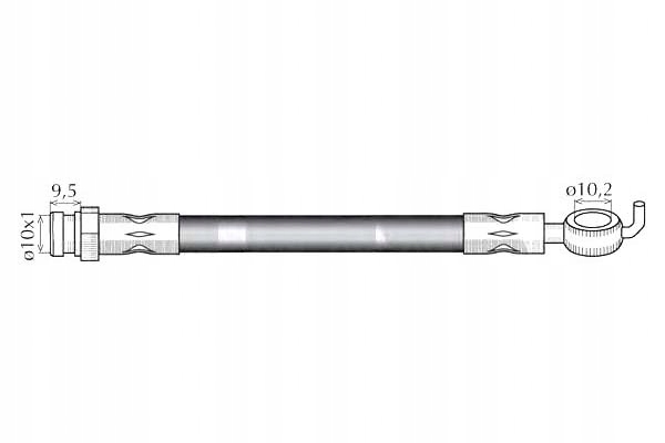 NK FIL FREIN ÉLASTIQUE MAZDA DROIT 323/626 89-98