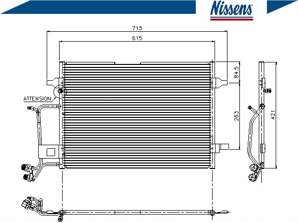 DÉSHYDRATEUR CLIMATISATION NISSENS 94207