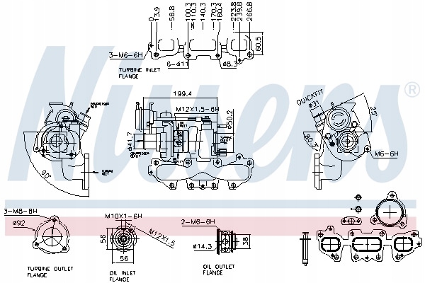 TURBOCOMPRESSEUR NISSENS 93445 PL DYSTRYBUCJA
