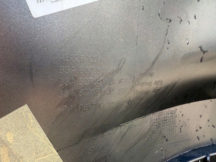 AUDI Q3 II RSQ3 83A 83F PARE-CHOCS ARRIÈRE ARRIÈRE ARRIÈRE 83A807511 LZ7S DAYTONA