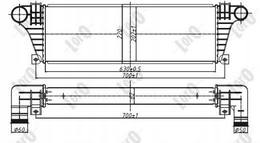 RADIATEUR AIR DEPO ÉCHANGEUR AIR-AIR IVECO DAILY 2.5TD 89-99