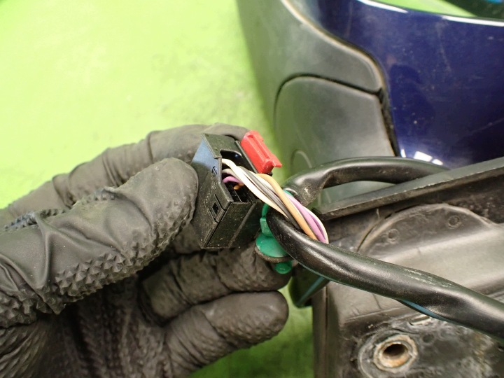 RÉTROVISEUR GAUCHE VW TOURAN I 05R 6 GOUPILLE E1010744