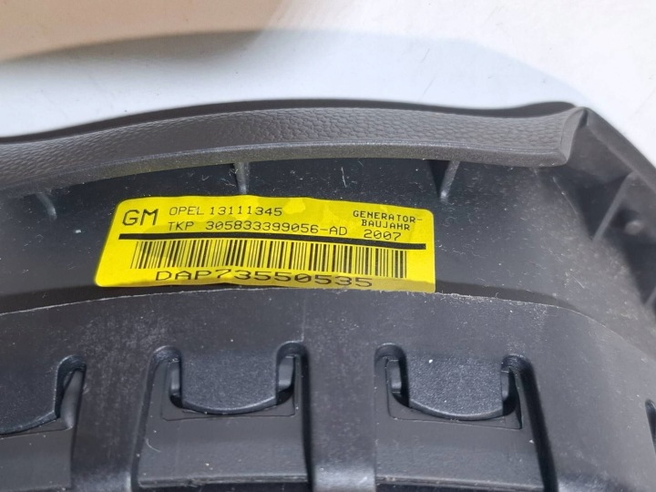 148.OPEL ASTRA III H ZAFIRA B VOLANT CUIR MULTIFONCTION AIRBAG 13251121