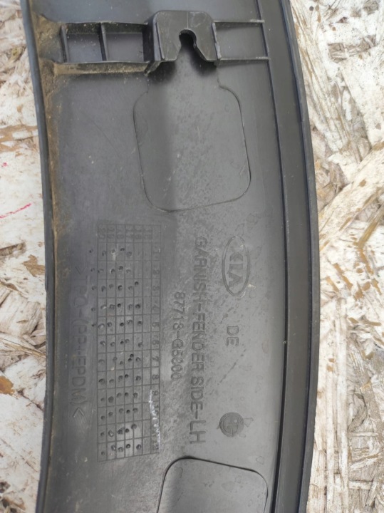 MOULURE GARDE-BOUE GAUCHE GAUCHE AVANT AVANT REVÊTEMENT KIA NIRO 21-