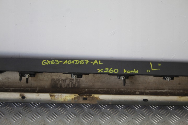 REVÊTEMENT SEUIL SEUIL GAUCHE JAGUAR XF II 2 X260 GX63-101D57-AL