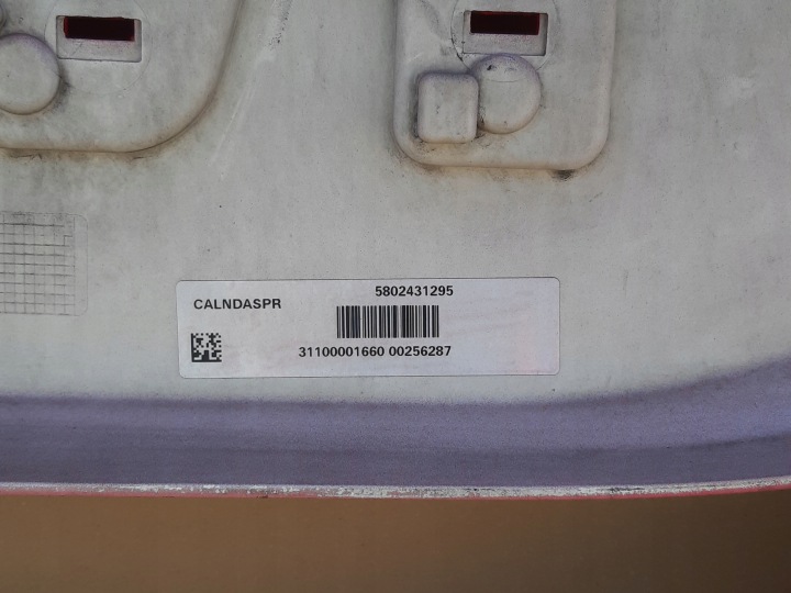 IVECO S-WAY CAPOT GRILLE CALANDRE AVANT 5802431295