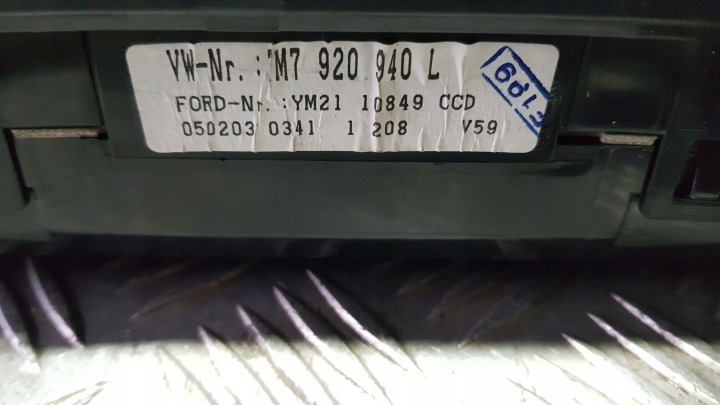 VW SHARAN ALHAMBRA LIFT 1.9 TDI COMPTEUR COMPTEUR