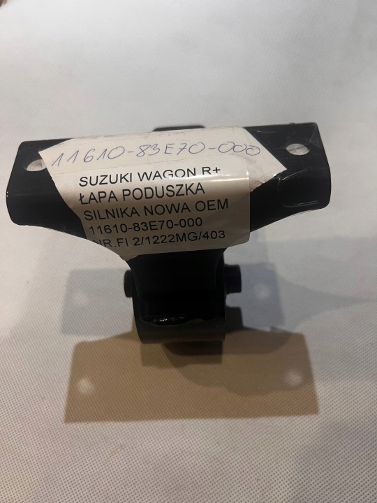 POIGNÉE COUSSIN FIXATION MOTEUR NEUF OEM SUZUKI WAGON R+ 1161083E70000