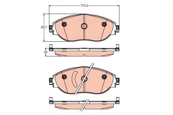 ZAPATAS HAM. VW P. ARTEON- PASSAT- TIGUAN 1.4- 2.0 14- 