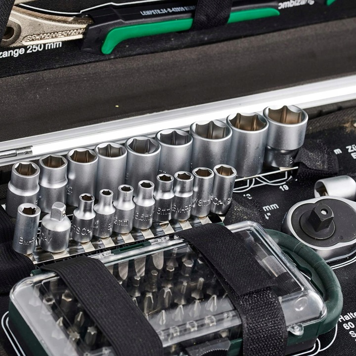 BRÜDER MANNESMANN KIT OUTILS 124 PIÈCES COFFRE DE RANGEMENT INSTRUMENTALE 29072