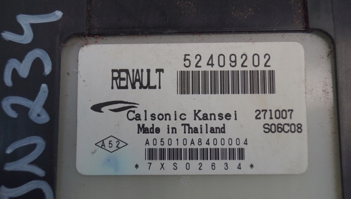 MODULE CLIMATISATION RENAULT LAGUNA III 52409202