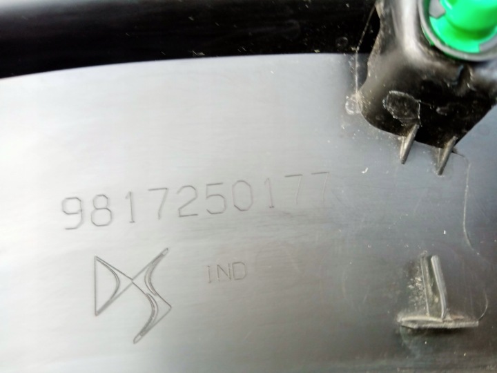 CITROEN DS7 DROITE MOULURE GARDE-BOUE ARRIÈRE ARRIÈRE