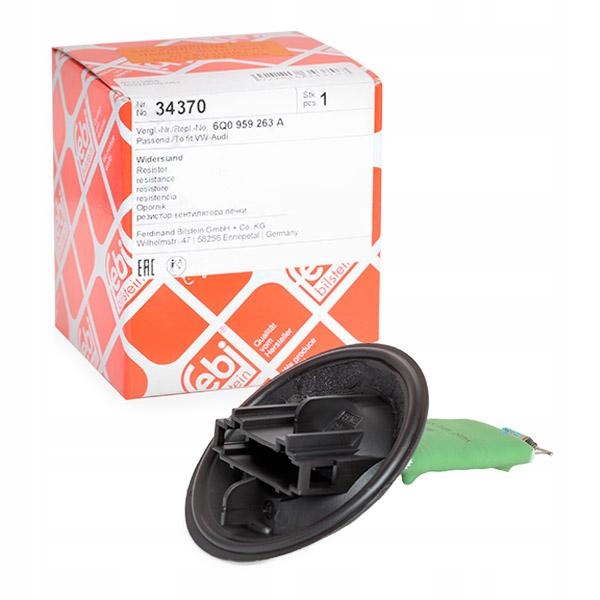 FEBI 34370 RÉSISTANCE CONDUIT D'AIR VW AUDI