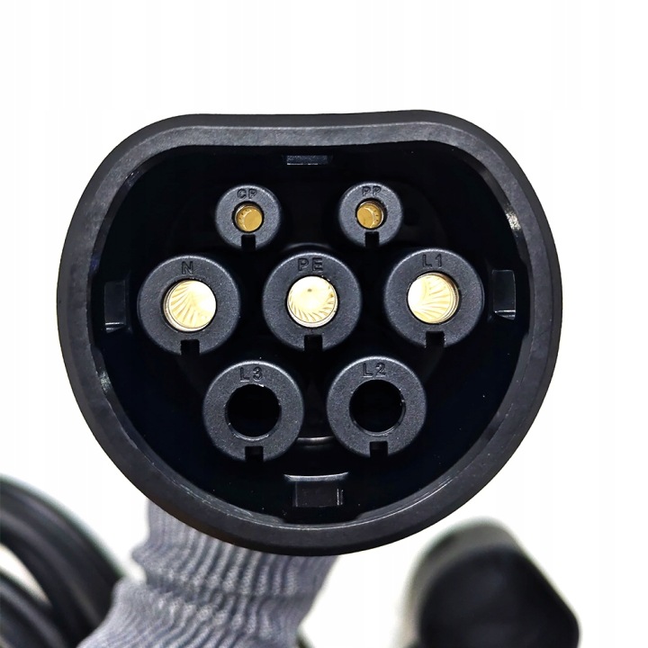 CHARGEUR EV 3-FAZOWY TYPE 2 3.75KW 5 M 16A LCD RÉGLABLE ÉTUI