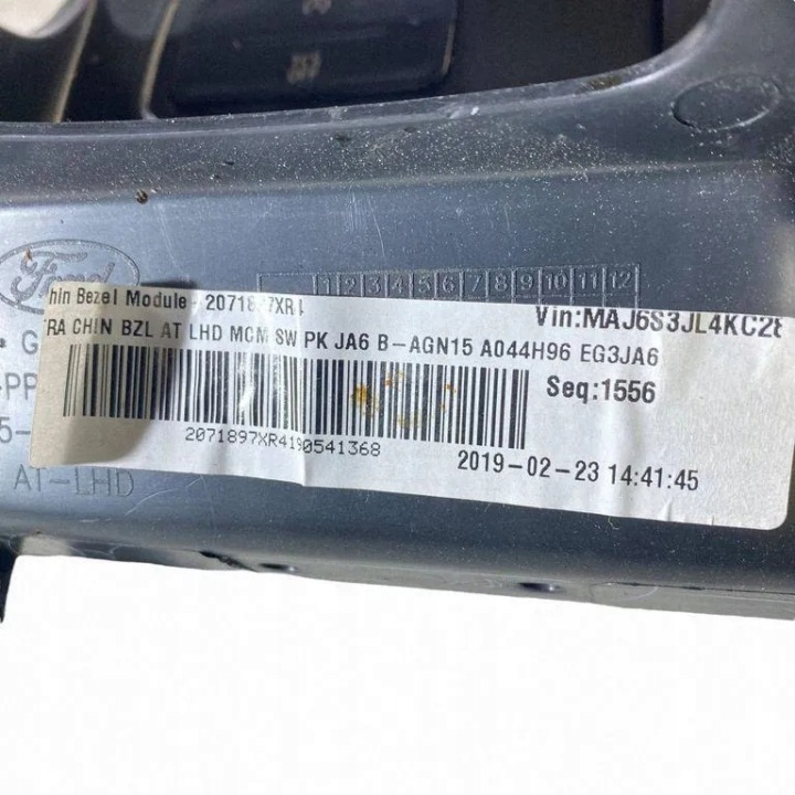 USB FORD ECOSPORT GN15A044H80C 2.0L GASOLINE 104KW 2020