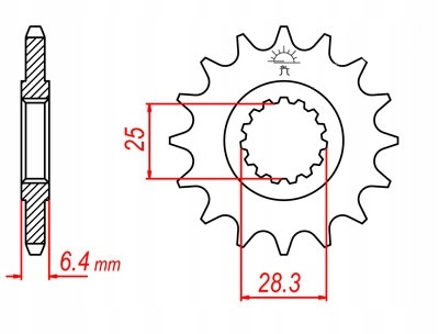 ENGRENAGE AVANT AFAM YAMAHA YFZ 450 R RAPTOR 700 13Z