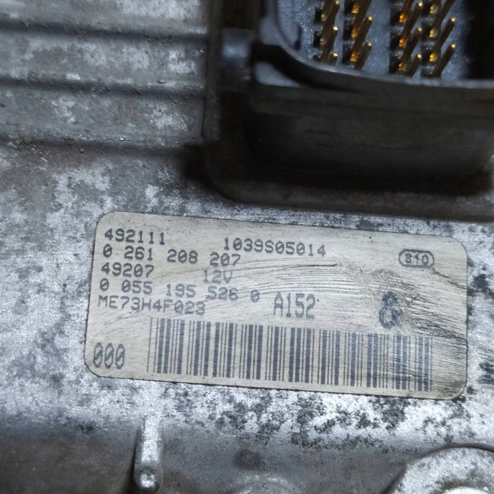 LANCIA MUSA 03-11 ORDINATEUR CONTRÔLEUR MOTEUR 1.4 16V 1039S05014 0261208207