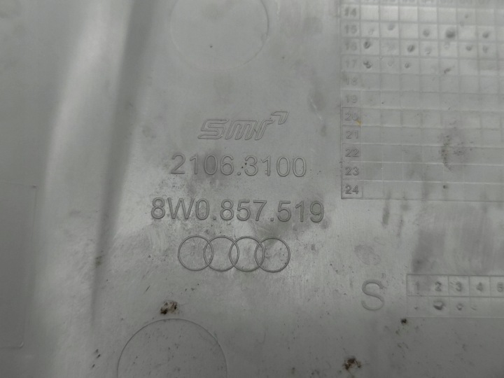 AUDI A4 S4 B9 2017 CHÂSSIS RÉTROVISEURS EXTÉRIEUR PORTES AVANT