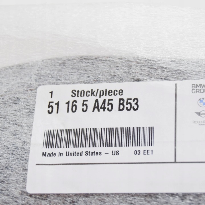BMW X5 G05 MOULURE SUR CAMÉRA INFÉRIEUR RÉTROVISEURS AVANT GAUCHE 51165A45B53