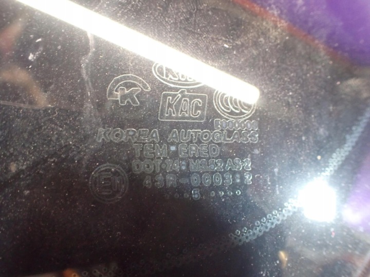 KIA SPORTAGE II 04-08 VITRE CARROSSERIE DROIT ARRIÈRE DROITE ARRIÈRE