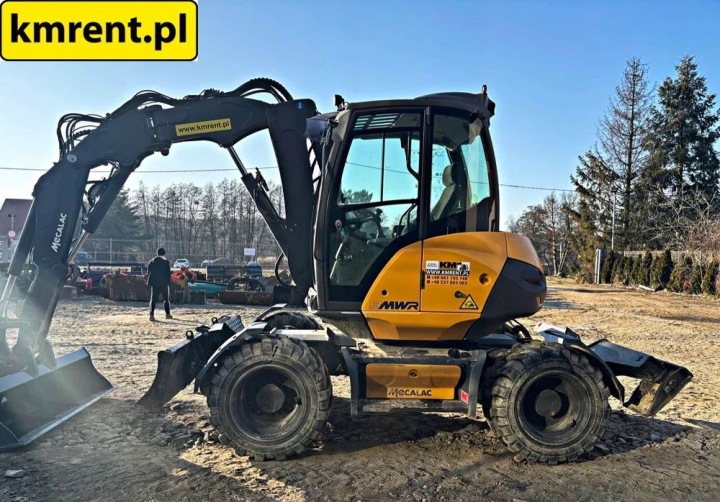 MECALAC 9 MWR EXCAVATRICE KOLOWA 2019R. MECALAC 11 MWR, 15 MWR KOMATSU PW 98