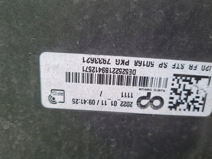 PARE-CHOCS AVANT BMW IX I20 KIT 5A0ABE909