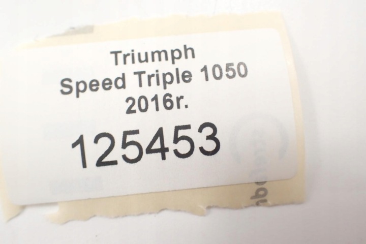 TRIUMPH SPEED TRIPLE 1050 16- CÔTÉ GAUCHE PROTECTION
