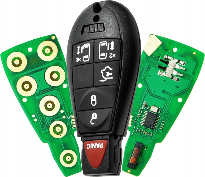 CHRYSLER JEEP DODGE RAM FOBIK LLAVE CONTROL REMOTO 433MHZ 