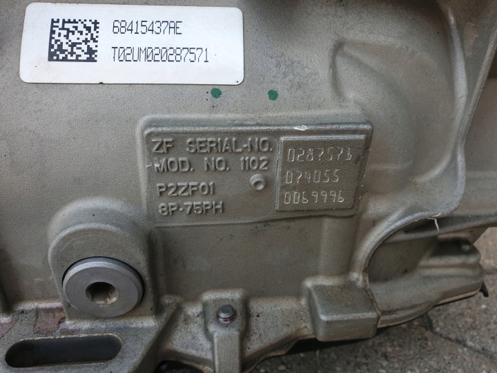 BOÎTE DE VITESSES JEEP WRANGLER JL 2.0 T 4XE HYBRIDE HYBRID PLUG-IN 10000 KM