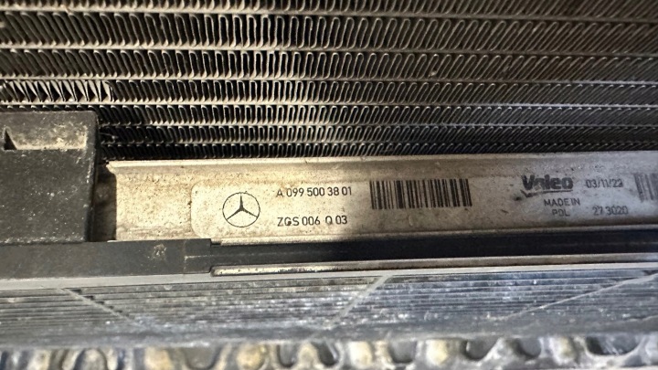 MERCEDES ENSEMBLE RADIATEURS VENTILATEUR EAU CLIMATISATION NT GLC 254 X254 HYBRID