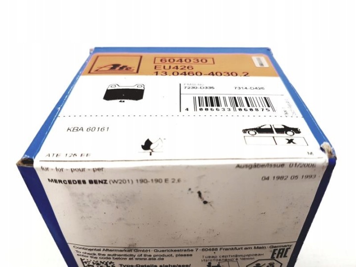 ATE 13.0460-4030.2 KLOCEK DE FREIN JEU
