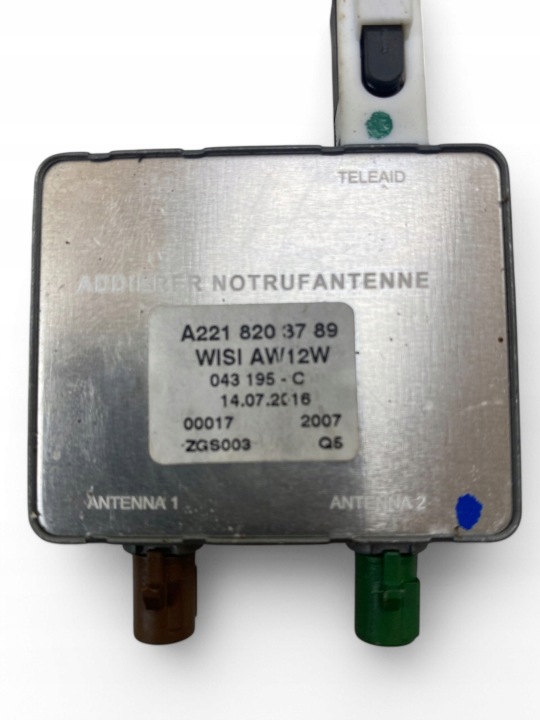 MERCEDES-BENZ GLS X166 2018 AMPLIFICATEUR ANTENNES A2218203789