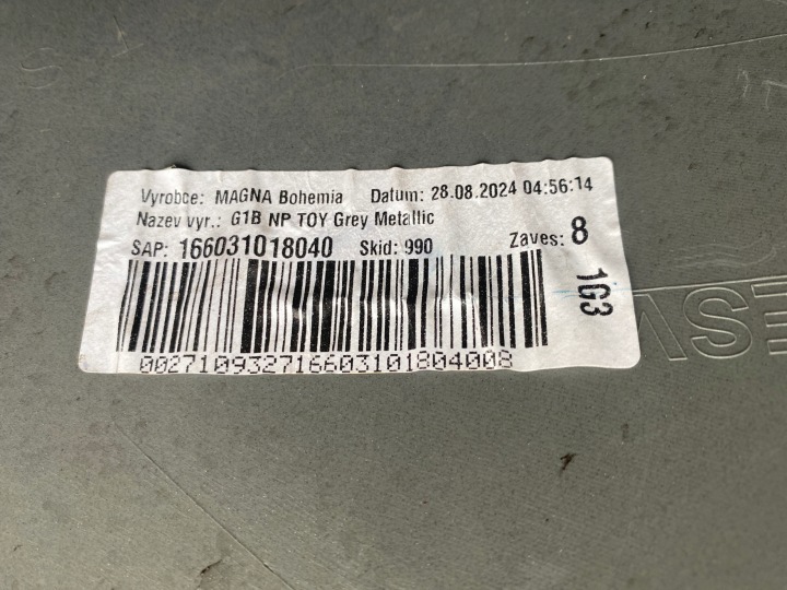 TOYOTA YARIS IV PARE-CHOCS AVANT AVANT