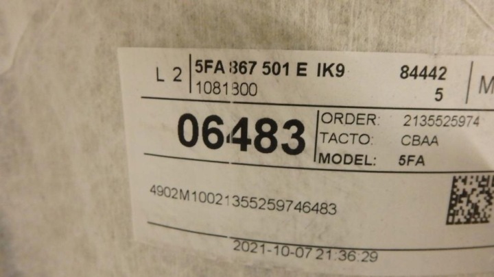 CUPRA LEON IV PAVILLON 5FA867501E IK9