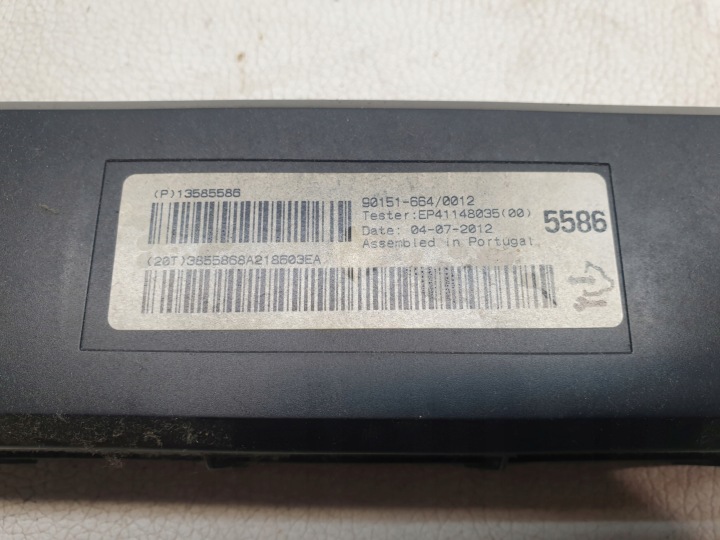 OPEL ZAFIRA C 12-16 MODULE CONTRÔLEUR ORDINATEUR CONDUIT D'AIR CLIMATISATION 13585586