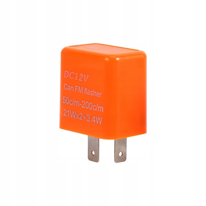 RELAIS 12V PRZELACZNY 2 PINOWY ORANGE