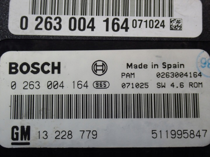 OPEL ASTRA H III 06-14 CONTRÔLEUR MODULE STATIONNEMENT PDC 13228779 0263004164