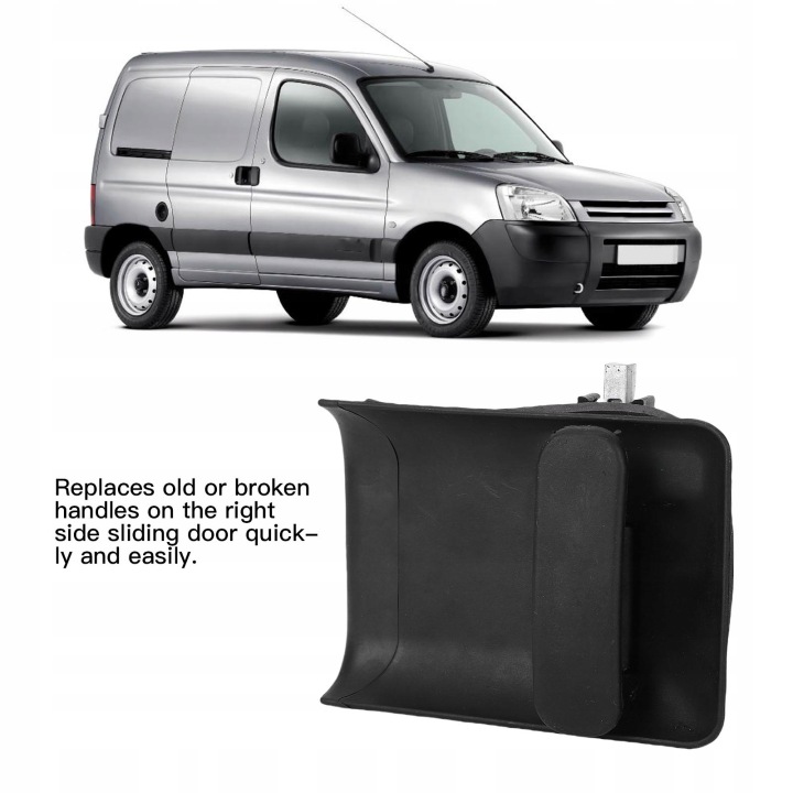 EXTÉRIEUR DROITE BOKOWA POIGNÉE PORTES 9101P8 9101 P8 REMPLACEMENT BERLINGO 2I